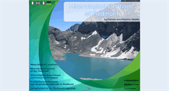 Desktop Screenshot of mineralipiemonte.it