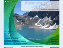 Tablet Screenshot of mineralipiemonte.it